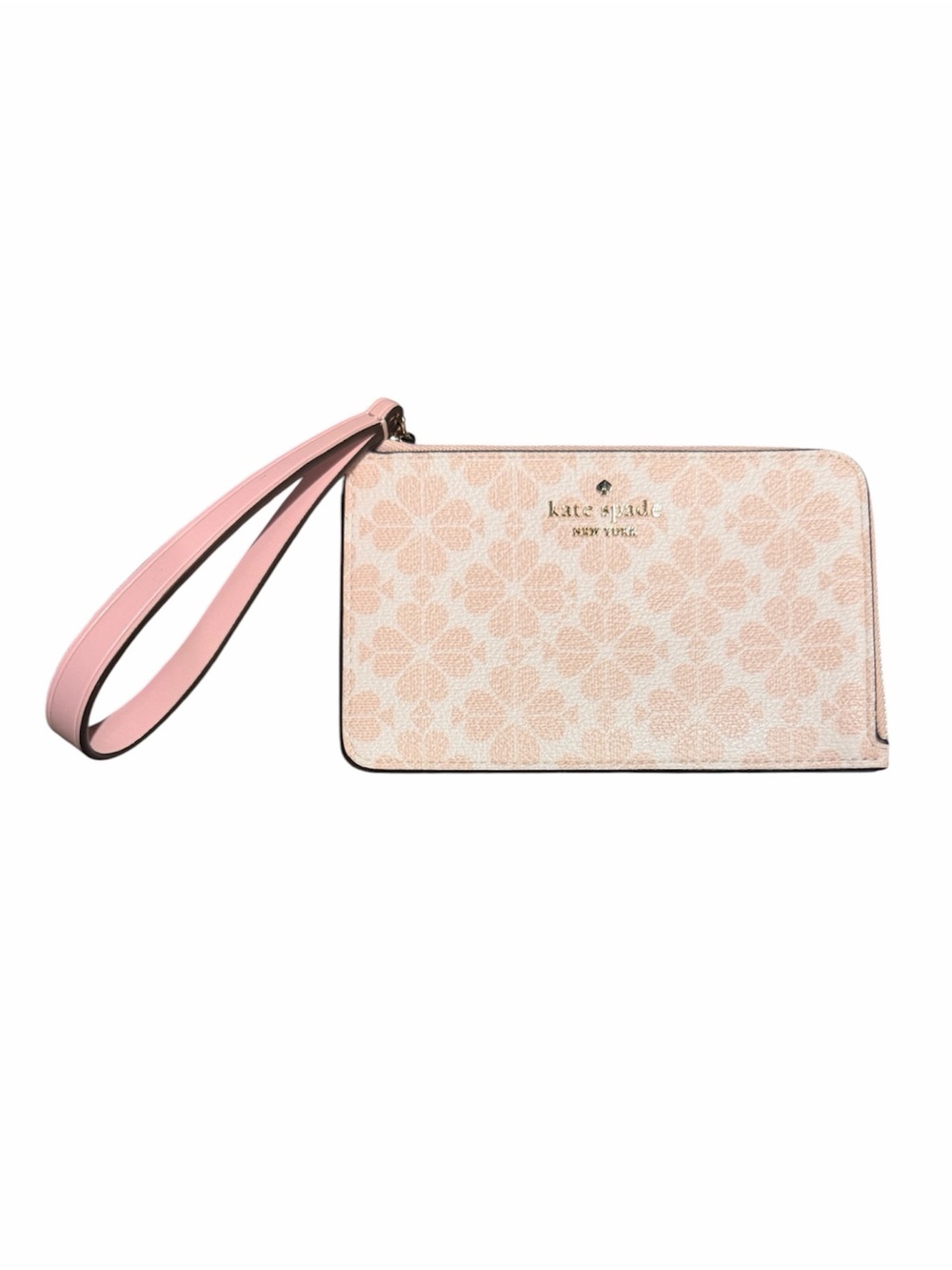 kate spade Pink Floral Wristlet Clutch